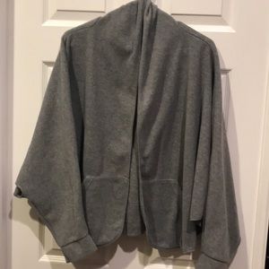 350 Below grey cape look top